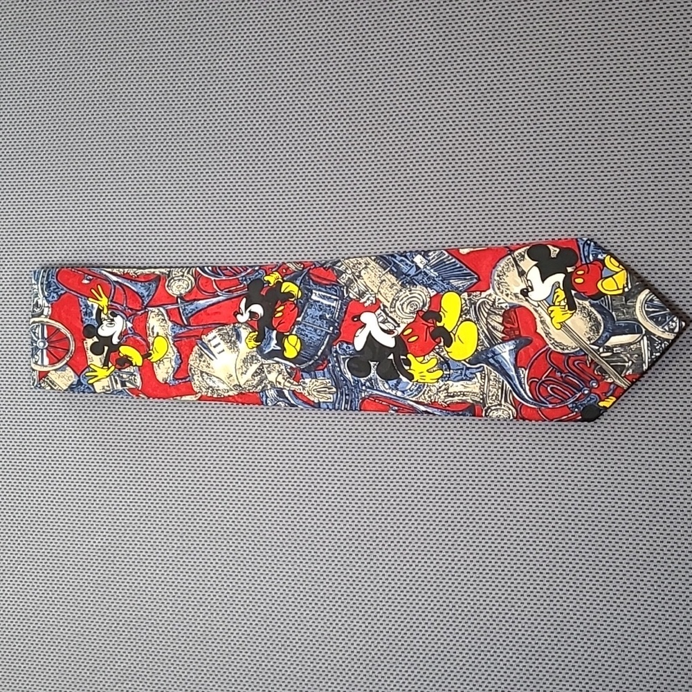 Mickey Unlimited Music Transportation Necktie